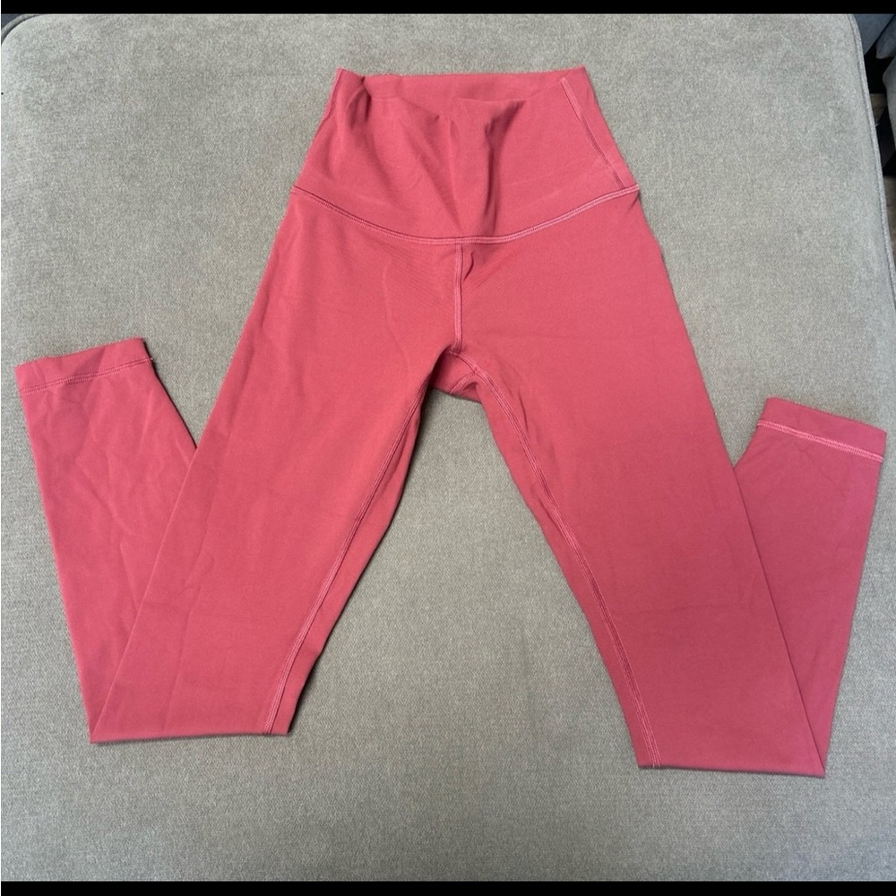Lululemon Athletica Pink Leggings Full-Length